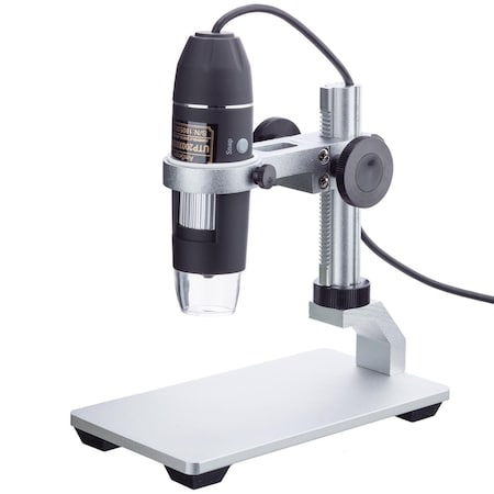 Amscope 10X-200X 2MP Handheld USB Digital Microscope With LED Illumination & Metal Stand UTP200X020MP